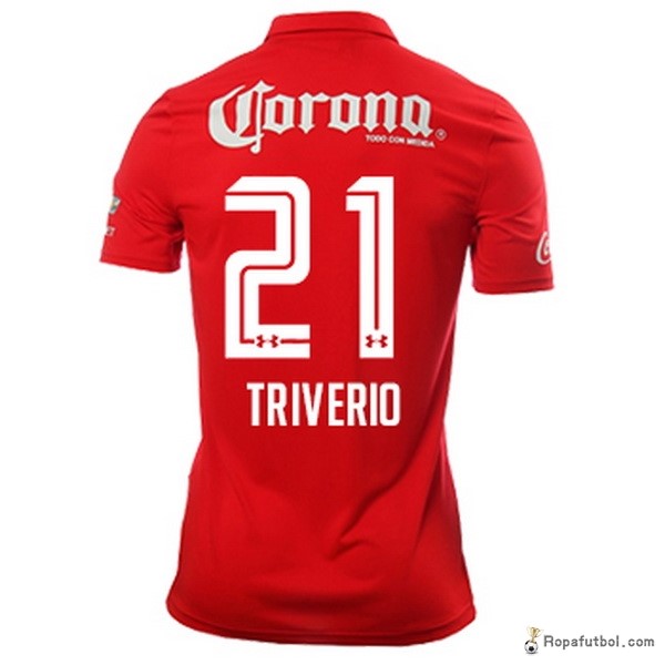 Camiseta Deportivo Toluca Replica Primera Ropa Triverio 2016/17 Rojo